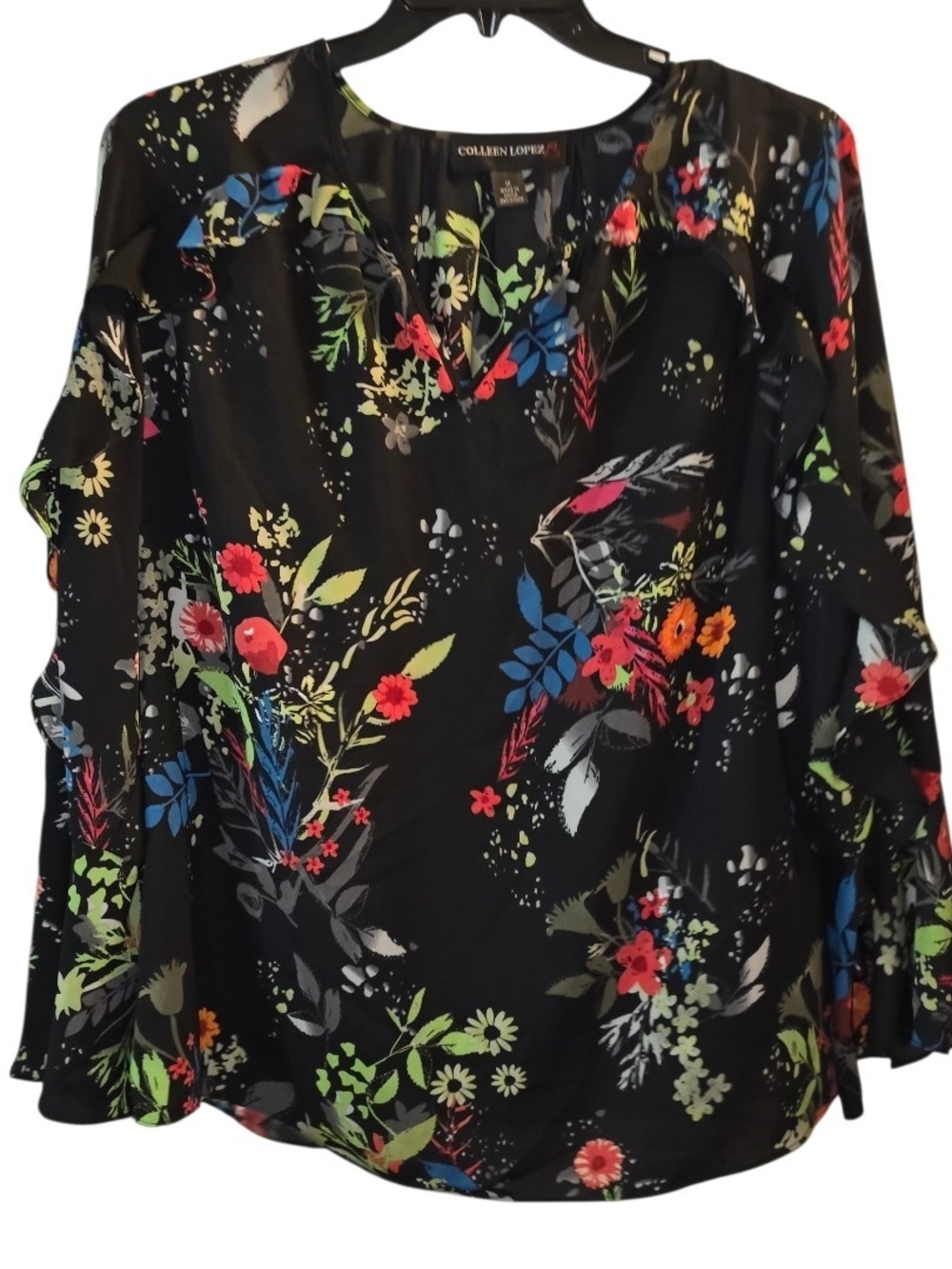 Colleen Lopez Long Sleeve Blouse Size 1X
